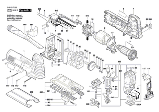 BOSCH Schalter | Ersatzteile f�r GST 140 CE, GST 1400 CE - 2607200684