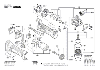 BOSCH Ein/Aus-Schalter | Ersatzteile f�r GWS 18 V-LI, GGS 18 V-LI - 2607202071