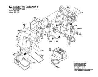 BOSCH Schnell-Lader EU 230/7,2-24V, 1h | Ersatzteile f�r AHS 3, AHS 4 - 2607224425