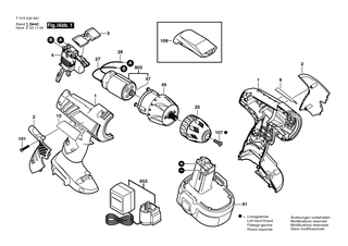 BOSCH Schnell-Lader EU 230/18V, 3h | Ersatzteile f�r 2690, 2699 - 2607224530