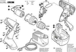BOSCH Schnell-Lader EU 230/12-14,4V, 1h | Ersatzteile f�r 2490, 2499 - 2607224673