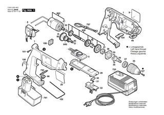 BOSCH Schnell-Lader EU 230/7,2-14,4V, 30 MIN. | Ersatzteile f�r GHO 14,4 V, GST 14,4 V - 2607224701