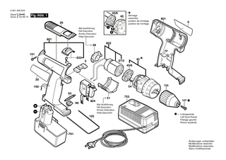 BOSCH Schnell-Lader EU 230/7,2-14,4V, 30 MIN. | Ersatzteile f�r GHO 14,4 V, GST 14,4 V - 2607224701