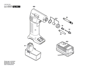 BOSCH Schnell-Lader EU 230/14,4V, 3-5h | Ersatzteile f�r AHS 52 ACCU, PSR 14,4 VE - 2607225011