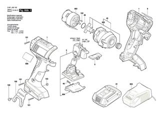 BOSCH Schnell-Lader EU 230/10,8-18V, 1h | Ersatzteile f�r GWS 18 V-LI, GLI VariLED - 2607225423