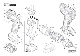 BOSCH Schnell-Lader EU 230/10,8-18V, 1h | Ersatzteile f�r GWS 18 V-LI, GLI VariLED - 2607225423