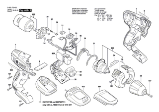 BOSCH Schnell-Lader EU 230/14,4-18V, 1h | Ersatzteile f�r ALB 18 LI, ART 23-18 LI - 2607225471