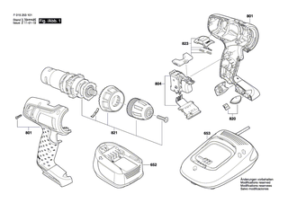 BOSCH Schnell-Lader EU 230/14,4-18V, 1h | Ersatzteile f�r 2044, 2144 - 2607225575