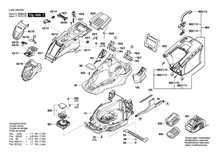 BOSCH Ladegerät EU 230V/14,4-36V | Ersatzteile für AKE 30 LI, ART 30-36 LI - 2607226273