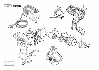 BOSCH Anzeigeeinheit | Ersatzteile f�r PSR 9,6 VE-2 -...