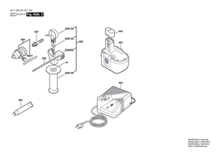 BOSCH Akku-Paket 24V,2,6Ah,NiMh | Ersatzteile f�r GST 24 V, GSA 24 VE - 2607335561