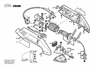 BOSCH Lüfter | Ersatzteile für PDA 100 A | 2606610083