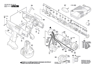 BOSCH Einschub-Akkupaket 9,6V, 2,4Ah | Ersatzteile f�r EXACT 6, EXACT 2 - 2607335659