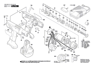 BOSCH Einschub-Akkupaket 9,6V, 2,4Ah | Ersatzteile f�r EXACT 6, EXACT 2 - 2607335659