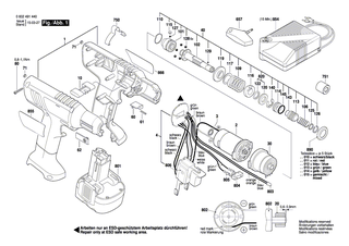 BOSCH Einschub-Akkupaket 9,6V,2,6Ah,NiMh | Ersatzteile f�r GDR 9,6 V - 2607335681