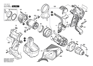 BOSCH Einschub-Akkupaket 14,4V, 2,6Ah, NiMH | Ersatzteile für GHO 14,4 V, GST 14,4 V - 2607335685