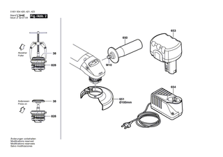 BOSCH Einschub-Akkupaket 14,4V, 2,6Ah, NiMH | Ersatzteile f�r GHO 14,4 V, GST 14,4 V - 2607335685