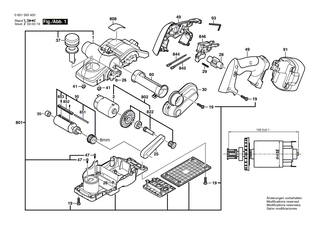 BOSCH Einschub-Akkupaket 14,4V, 2,6Ah, NiMH | Ersatzteile für GHO 14,4 V, GST 14,4 V - 2607335685