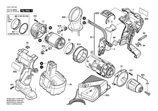 BOSCH Einschub-Akkupaket 14,4V,3,0Ah,NiMh | Ersatzteile f�r GST 14,4 V, GSR 14,4 VE-2 - 2607335693