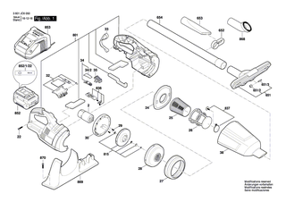 BOSCH Einschub-Akkupaket 18V, 1,3Ah, LI, MS | Ersatzteile f�r GST 18 V-LI, GSB 18 VE-2LI - 2607336169
