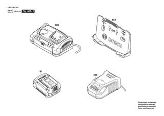 BOSCH Einschub-Akkupaket 18V, 1,3Ah, LI, MS | Ersatzteile f�r GST 18 V-LI, GSB 18 VE-2LI - 2607336169
