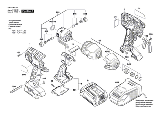 BOSCH Einschub-Akkupaket 18V, 1,3Ah, LI, MS | Ersatzteile f�r GST 18 V-LI, GSB 18 VE-2LI - 2607336169