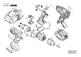 BOSCH Einschub-Akkupaket BBS MR 18V, 3,0Ah, LI | Ersatzteile f�r GWS 18 V-LI, GGS 18 V-LI - 2607336235