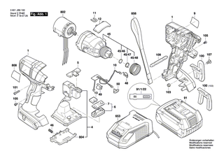 BOSCH Einschub-Akkupaket BBS MR 18V, 3,0Ah, LI | Ersatzteile f�r GWS 18 V-LI, GGS 18 V-LI - 2607336235