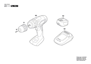 BOSCH Einschub-Akkupaket 18V, 1,5Ah, LI | Ersatzteile f�r ALB 18 LI, PLI 18 LI - 2607336457