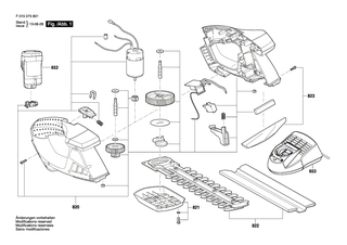 BOSCH Einschub-Akkupaket 10,8V, 1,5Ah, LI | Ersatzteile f�r 0738, 0758 - 2607336769
