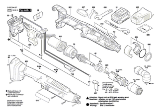 BOSCH Einschub-Akkupaket 18V, 2,0Ah, LI BBS MR-L | Ersatzteile f�r GSA 18 V-LI C, GSB 18 V-LI - 1607A350BG