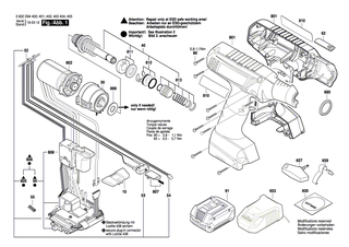 BOSCH Einschub-Akkupaket 18V, 2,0Ah, LI BBS MR-L | Ersatzteile f�r GSA 18 V-LI C, GSB 18 V-LI - 1607A350BG