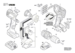 BOSCH Einschub-Akkupaket BBS MR-XL, 18V, 4,0 Ah | Ersatzteile f�r GSA 18 V-LI C - 2607336943