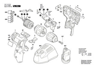 BOSCH Akku-Paket 10,8V, 2,0Ah, LI | Ersatzteile für GSC 10,8 V-LI, GSR 10,8 V-LIQ - 2607337001
