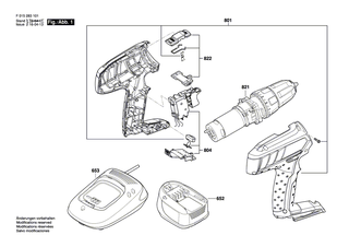BOSCH Einschub-Akkupaket 18V 1,5AH LI-ION | Ersatzteile f�r 2531, 2532 - 2607337037