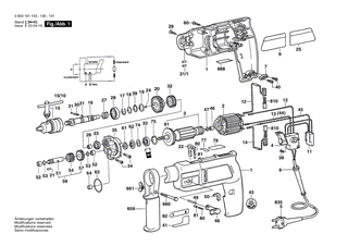 BOSCH Bohrfutterschl�ssel SG2 | Ersatzteile f�r GBM 13 HRE, Winkelbohrmaschine - 2607950007