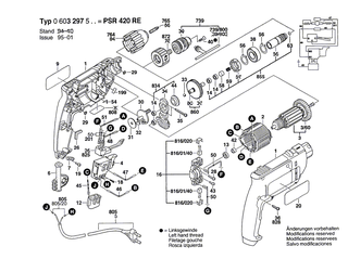 BOSCH Bohrfutterschl�ssel SG2 | Ersatzteile f�r GBM 13 HRE, Winkelbohrmaschine - 2607950007