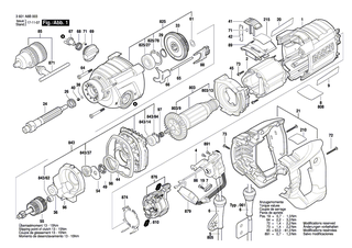 BOSCH Bohrfutterschlüssel S3 | Ersatzteile für Bohrmaschine, GBM 16-2 E - 2607950011