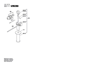 BOSCH Bohrfutterschlüssel S3 | Ersatzteile für Bohrmaschine, GBM 16-2 E - 2607950011