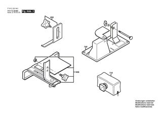 BOSCH Anschlagtr�ger | Ersatzteile f�r GHO 31-82, GHO 26-82 - 2608005015