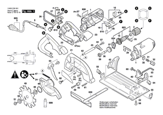 BOSCH Parallelanschlag | Ersatzteile für GKS 24 V, PKS 54 - 2608005036