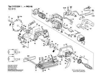 BOSCH Parallelanschlag | Ersatzteile für GKS 24 V, PKS 54 - 2608005036