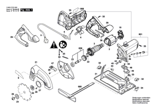 BOSCH Parallelanschlag | Ersatzteile für GKS 24 V, PKS 54 - 2608005036