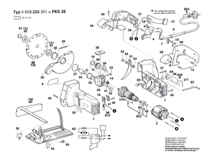 BOSCH Parallelanschlag | Ersatzteile für GKS 24 V, PKS 54 - 2608005036