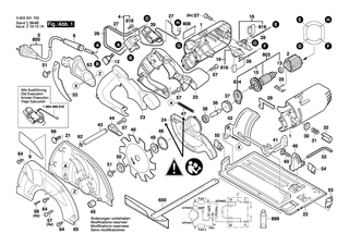 BOSCH Parallelanschlag | Ersatzteile für GKS 24 V, PKS 54 - 2608005036