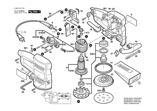 BOSCH Schieber | Ersatzteile für PEX 420 AE, PEX 15 AE - 2608005043