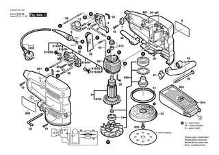 BOSCH Schieber | Ersatzteile für PEX 420 AE, PEX 15 AE - 2608005043
