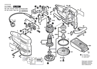 BOSCH Schieber | Ersatzteile für PEX 420 AE, PEX 15 AE - 2608005043