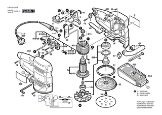 BOSCH Schieber | Ersatzteile für PEX 420 AE, PEX 15 AE - 2608005043