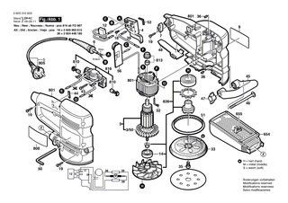 BOSCH Schieber | Ersatzteile für PEX 420 AE, PEX 15 AE - 2608005043